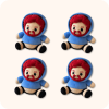 CaseOh Plush 4PCS